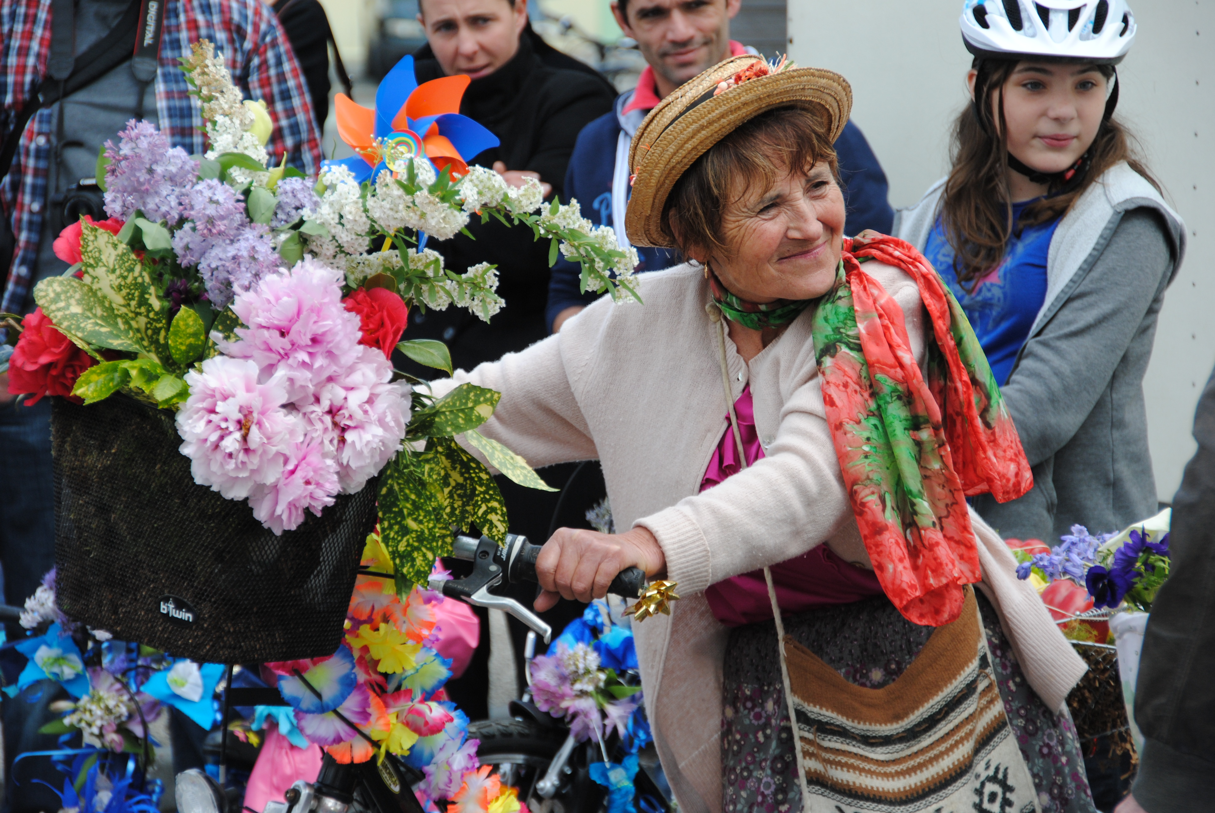 vélo fleuri