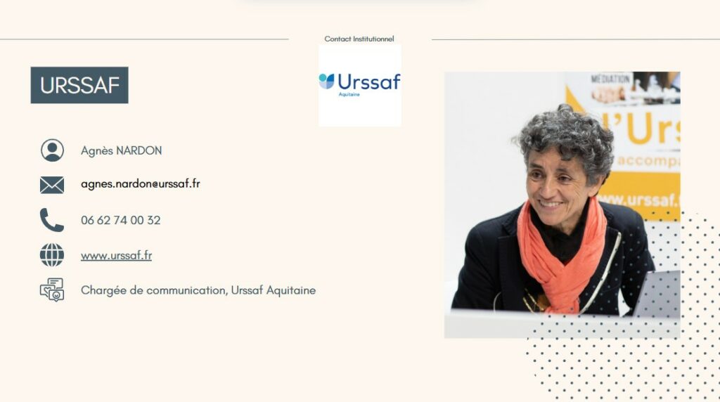 Agnès Nardon de l'URSSAF