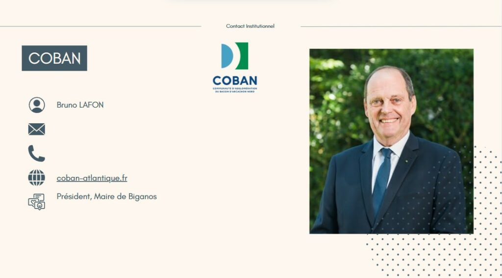 Bruno Lafon maire de Biganos